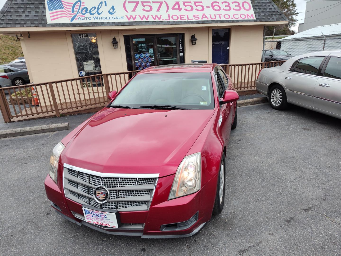 2009 Red Cadillac CTS (1G6DH577X90) , Automatic transmission, located at 5700 Curlew Drive, Norfolk, VA, 23502, (757) 455-6330, 36.841885, -76.209412 - Photo#0